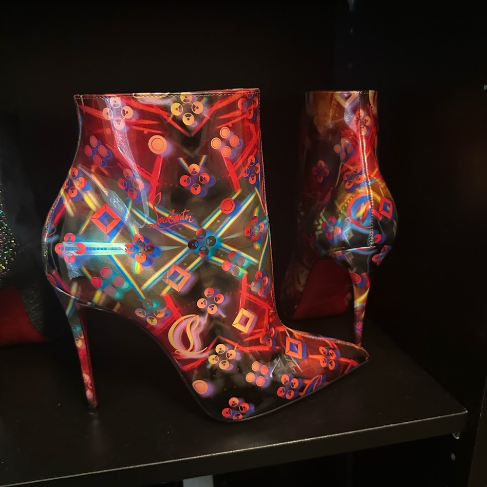 Authentic Christian Louboutin Ankle Boots
